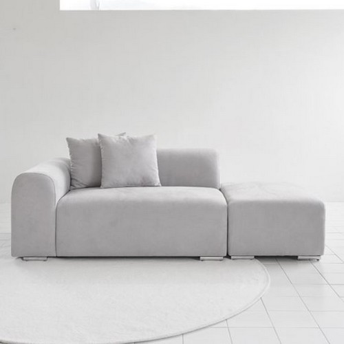 도모 벨리나 패브릭 소파 2인용 (스툴포함)_이미지