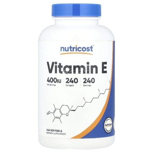뉴트리코스트 비타민E 180mg(400IU) 240캡슐 (1개)_이미지