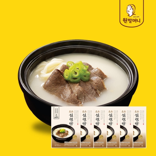 태종에프디 원할머니 명품설렁탕 600g (6개)_이미지