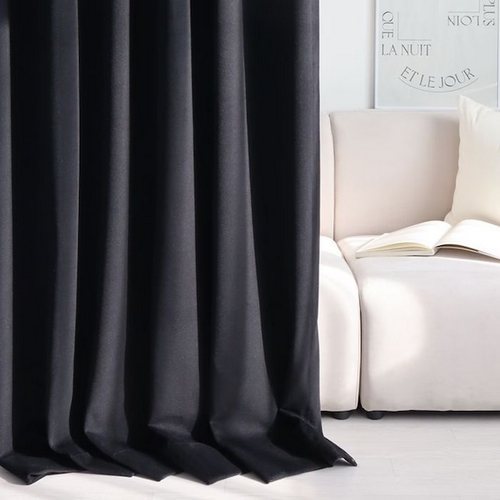 메종텍스타일 사운드오프 벨벳 단열 방한 방음 암막커튼 기본핀형 (140x180cm)_이미지