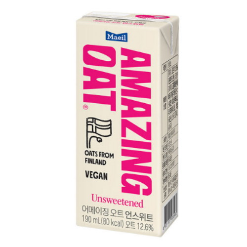 매일유업 어메이징 오트 언스위트 190ml (72개)