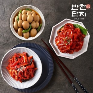 오징어젓1Kg+무말랭이1Kg+꽈리고추메추리알장조림1Kg 밑반찬종류 저녁메뉴 반찬가게