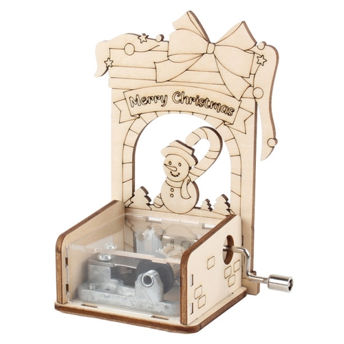 수동 오르골 크리스마스 벽난로 YM862-45