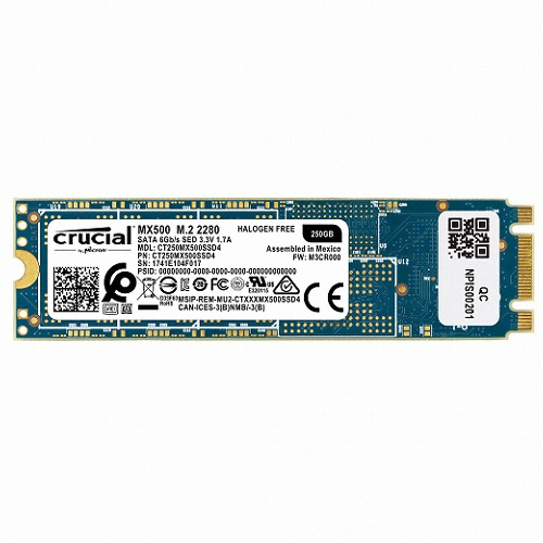 마이크론 Crucial MX500 M.2 SATA 해외구매 (250GB)_이미지