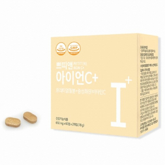 쁘띠앤 아이언C 플러스 60정