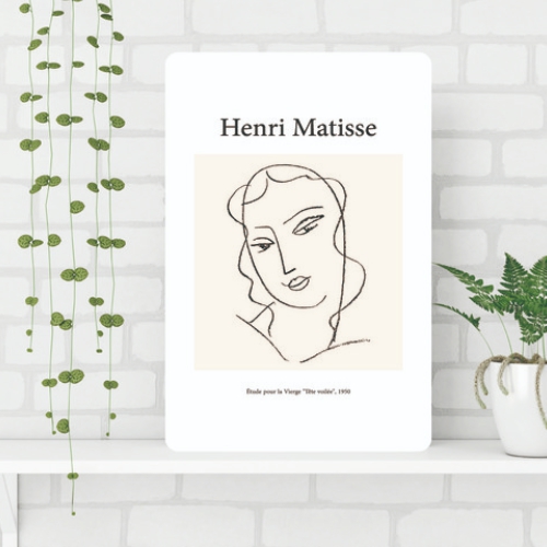 앙리마티스-베일쓴여인 접이식 액자테이블