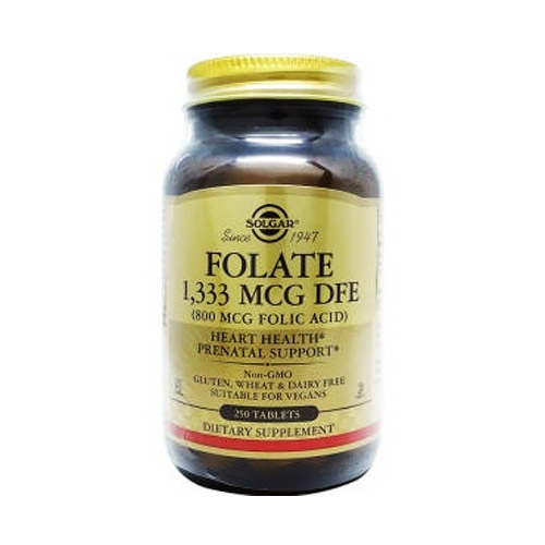 솔가 엽산 1333MCG DFE 800MCG FOLIC ACID 250캡슐 (1개)_이미지