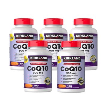 코스트코 커클랜드 코엔자임 큐텐 300mg 100정 (5개)_이미지