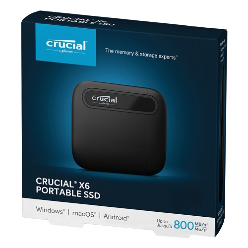 마이크론 Crucial X6 Portable SSD 대원씨티에스 (4TB)_이미지