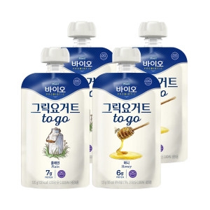 매일유업 매일바이오 그릭요거트 to go 플레인 120g + 허니 120g