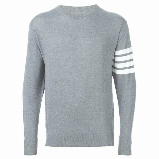 톰브라운 클래식 크루넥 풀오버 니트 MKA002A 00014 (038, 그레이)