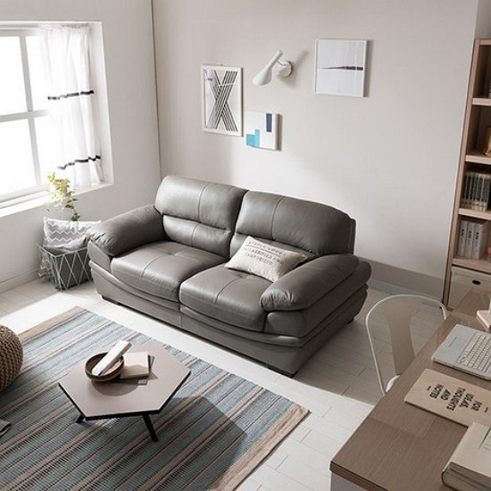 리바트 브란도 천연가죽 소파 3인용_이미지