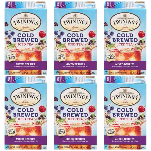 트와이닝 트와이닝 콜드브루 아이스티 믹스베리 20티백 6팩 Twinings