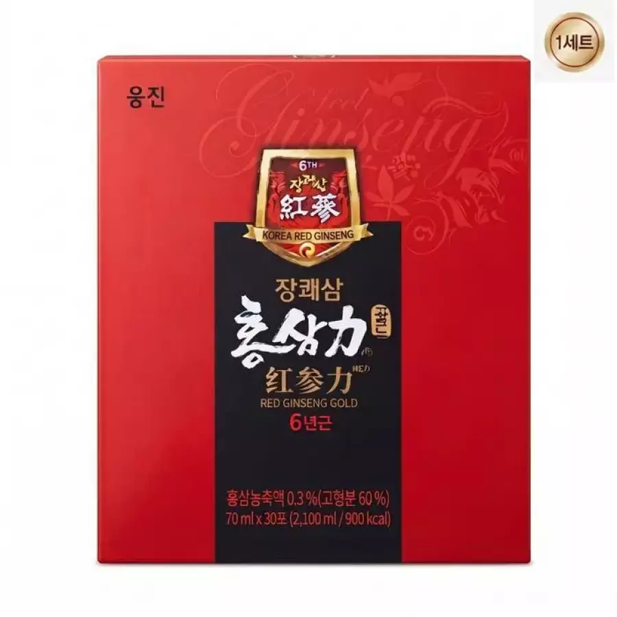 웅진식품 장쾌삼 홍삼력 골드 70ml 30포 (1개)_이미지