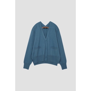 유닛 울 혼방 브이넥 포켓 니트 가디건 UFI3-KCA35A