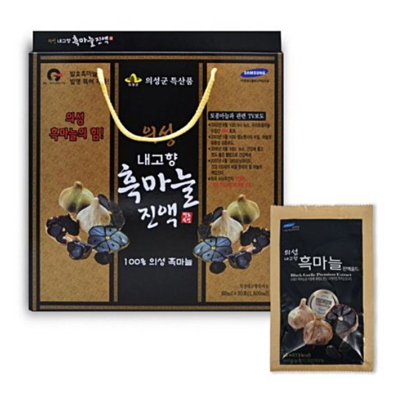 의성내고향흑마늘 의성 내고향 흑마늘 진액 60ml 30포 (1개)_이미지