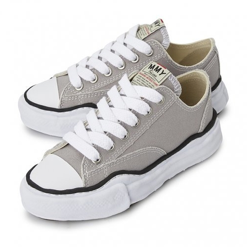 메종미하라야스히로 피터슨 OG솔 캔버스 스니커즈 A01FW702 (그레이)_이미지