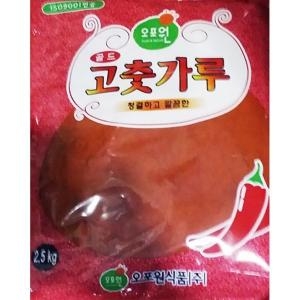 오포원 김치용 고춧가루 2.5kg (1개)_이미지