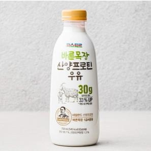 파스퇴르 바른목장 산양 프로틴 우유 750ml (5개)_이미지