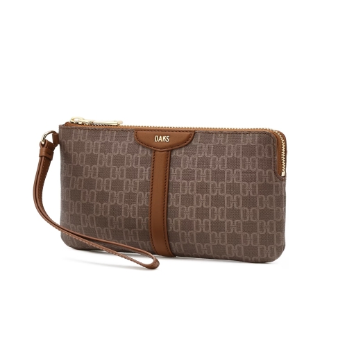 LF 닥스 세인트바넷 DD패턴 가죽 미니 클러치백_DCWA6E804