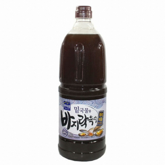 면사랑 밑국물용 바지락육수 1.8L (6개)