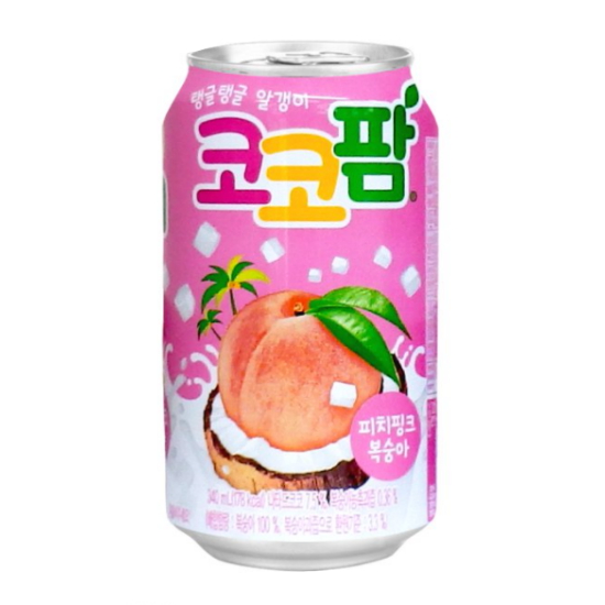해태음료 코코팜 피치핑크 복숭아 340ml (1개)