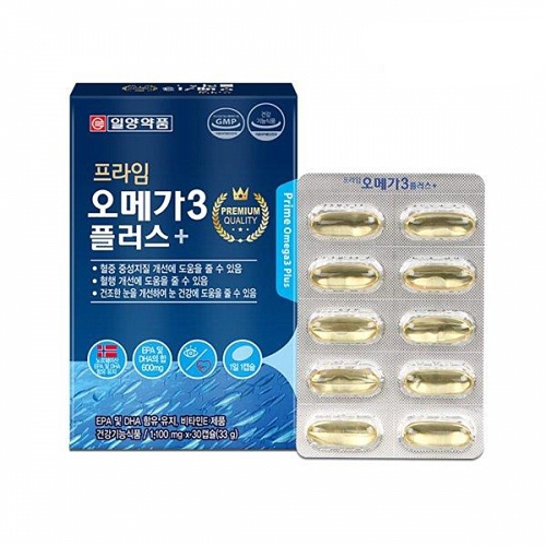 일양약품 프라임 오메가3 플러스 30캡슐 (5개)_이미지