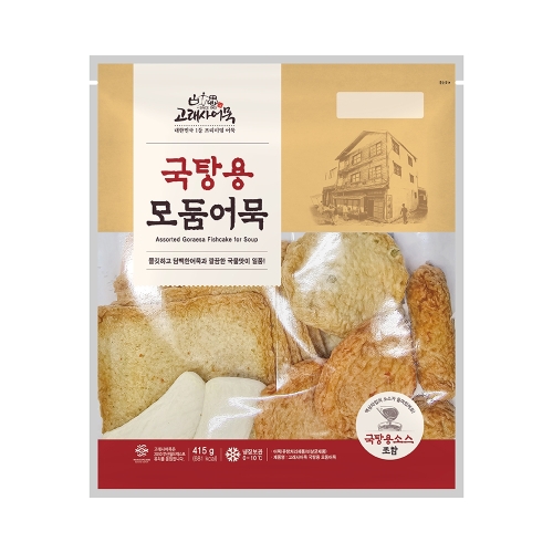 늘푸른바다 고래사어묵 국탕용 모둠어묵 415g [1개]