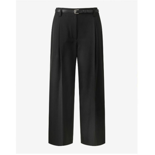  씨씨콜렉트 벨티드 핀턱 와이드 팬츠 E254MSA132