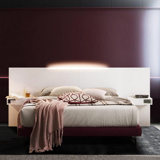 웨스트프롬 모던 벨라 라이팅화이트 조명침대 Q (S13)_이미지