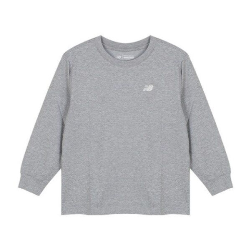 뉴발란스 키즈긴팔티 HQK NK9BFB311U-39 에센셜 베이직 스몰로고 긴팔티_이미지