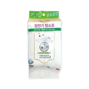 3M 스카치브라이트 정전기 청소포 표준형 30매 먼지 부직포 건티슈_이미지