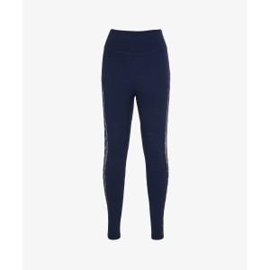 수프 국내판 13일 배송 라 레깅스 타이즈 WOMENS SIDE MESH LEGGINGS NAVY 477397_이미지