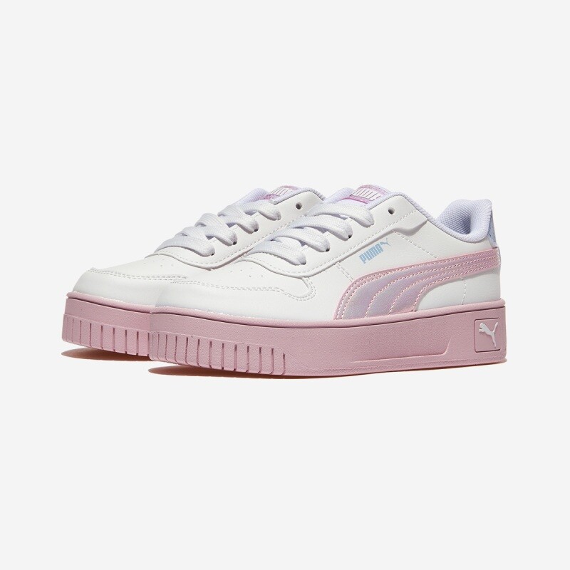 푸마 카리나 스트릿 블러리 드레아 White-Rose Mauve-Cool Weather255618_이미지