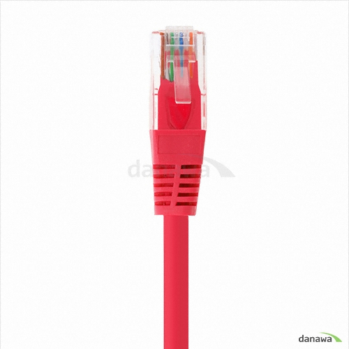 강원전자 NETmate CAT.6 UTP 다이렉트 랜케이블 레드 (NMC-U615R, 15m)_이미지