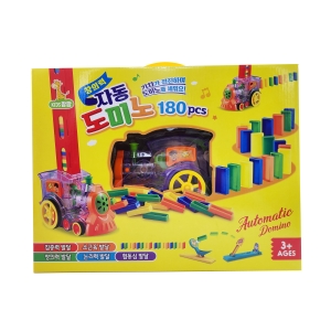 동명 키즈팡팡 창의력 자동도미노 기차완구 180pcs_이미지