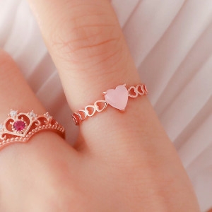 헤스티아 핸드메이드+쇼핑백/Fortuna/ Aleah 925 Silver Ring RR-60255