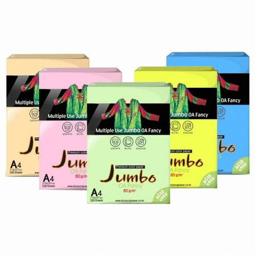 두성종이 점보 OA팬시페이퍼 A4 80g (500매)_이미지