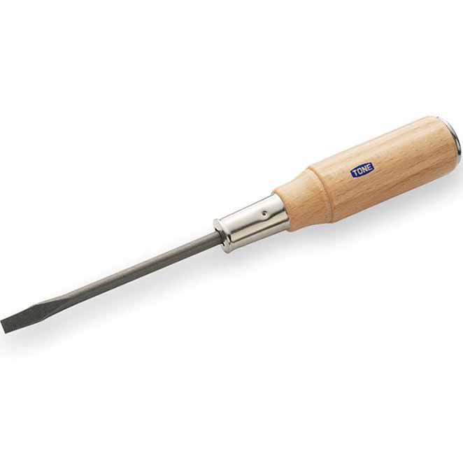 토네 관통형 나무손잡이 일자 드라이버 MD-125 (7 x 125mm)_이미지
