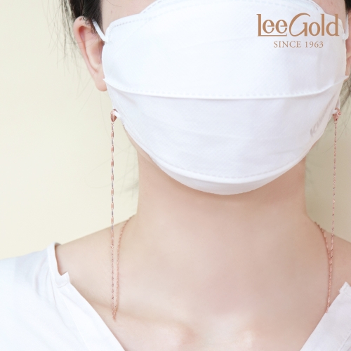 리골드 리골드 14K 마스크목걸이-플랫포인트 트위스트체인 LGFP-105REZ_이미지