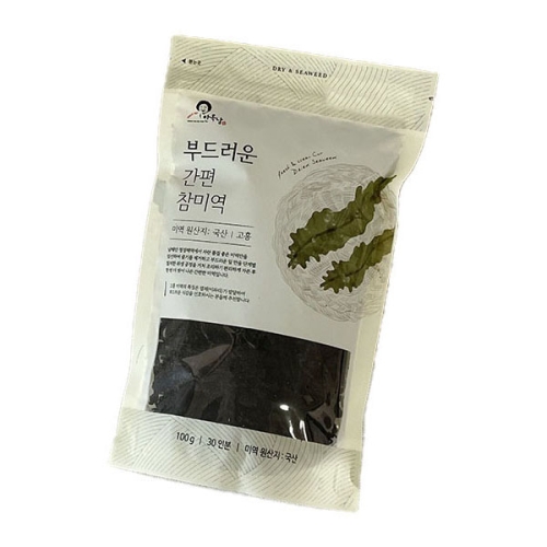 안옥남 부드러운 간편 참미역 100g (1개)_이미지