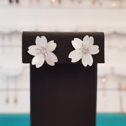 세이브존01 신혼부부선물 자개 꽃 귀걸이 spe596 16328013