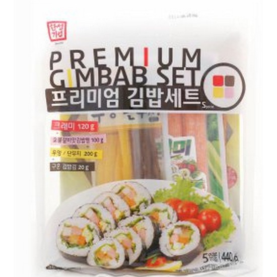 한성기업 프리미엄 김밥세트 S 440g (2개)_이미지