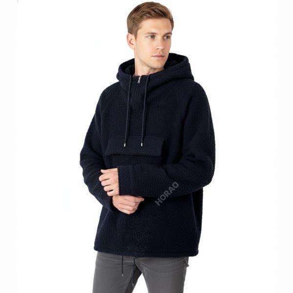 오라리 A WOOL LENO CLOTH P/O PARKA DARK NAVY A23AP01AK 알파카 울 레노 풀오버 파카