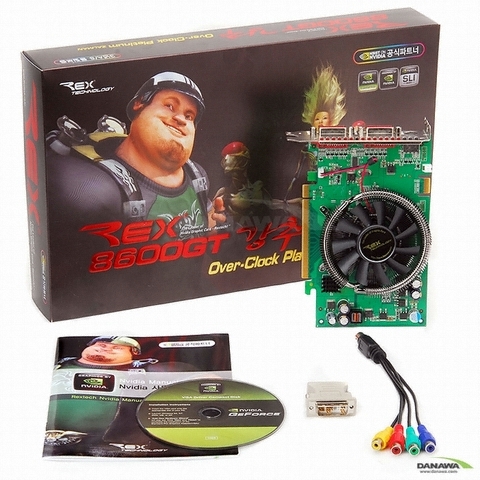 Rextech 블랙라벨 지포스 8600GT 강추 오버클럭 Platinum 256MB_이미지