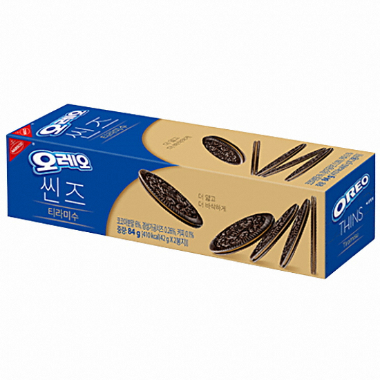 몬델리즈 오레오 씬즈 티라미수 2개입 84g (1개)