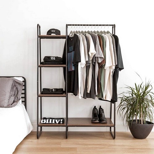 PI-B3 프리미엄 모던 선반 스탠드 행거