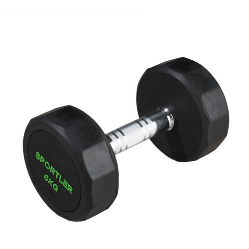 스포틀러 PEV 12각 덤벨 (6kg, 1개)_이미지