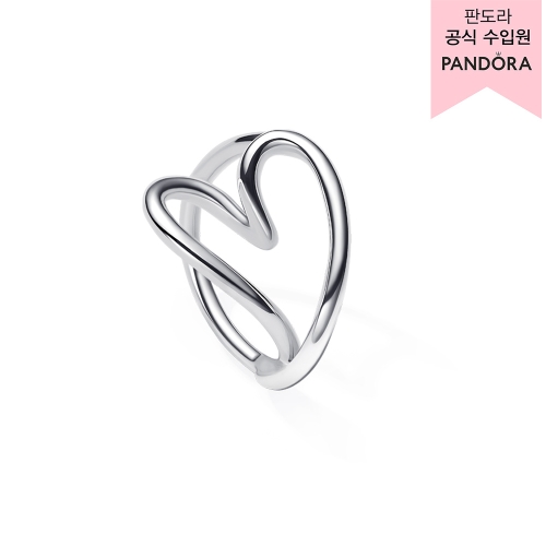 판도라 오가니컬리 쉐입드 하트 링 193288C00