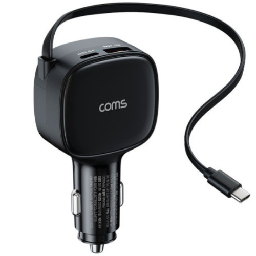 84W C타입 릴케이블 차량용 고속충전기 SD-149